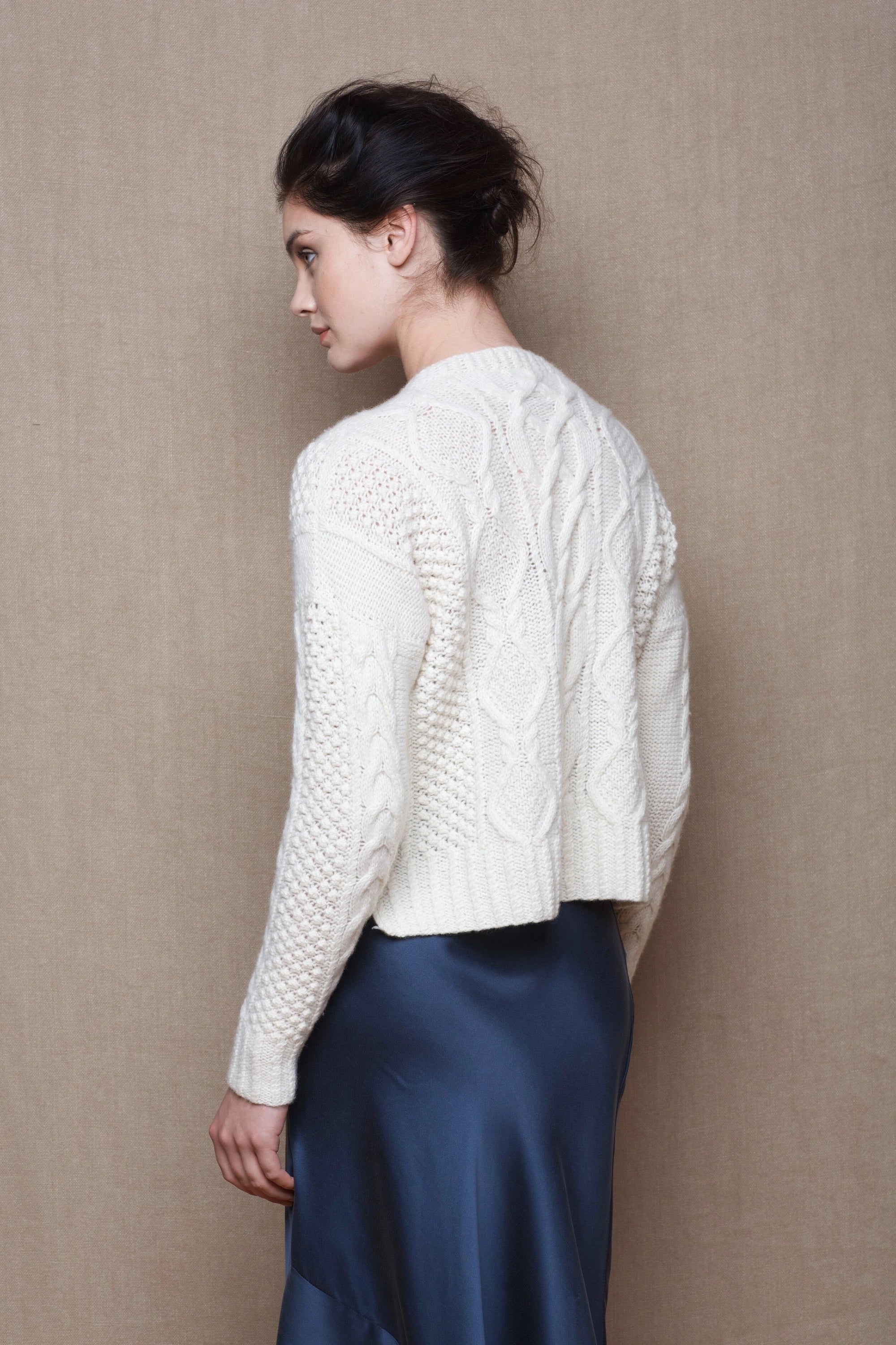 Luxury Cashmere Aran Sweater