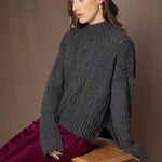 Luxury Cashmere Aran Irish Sweater