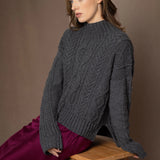 Luxury Cashmere Aran Irish Sweater