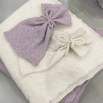 Luxury Cashmere Baby Blanket & Hat Heirloom Set