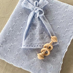 Luxury Cashmere Baby Blanket & Hat Blue Set