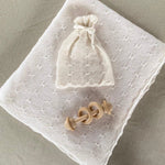 Luxury Cashmere Baby Blanket & Hat Heirloom Set in Cream