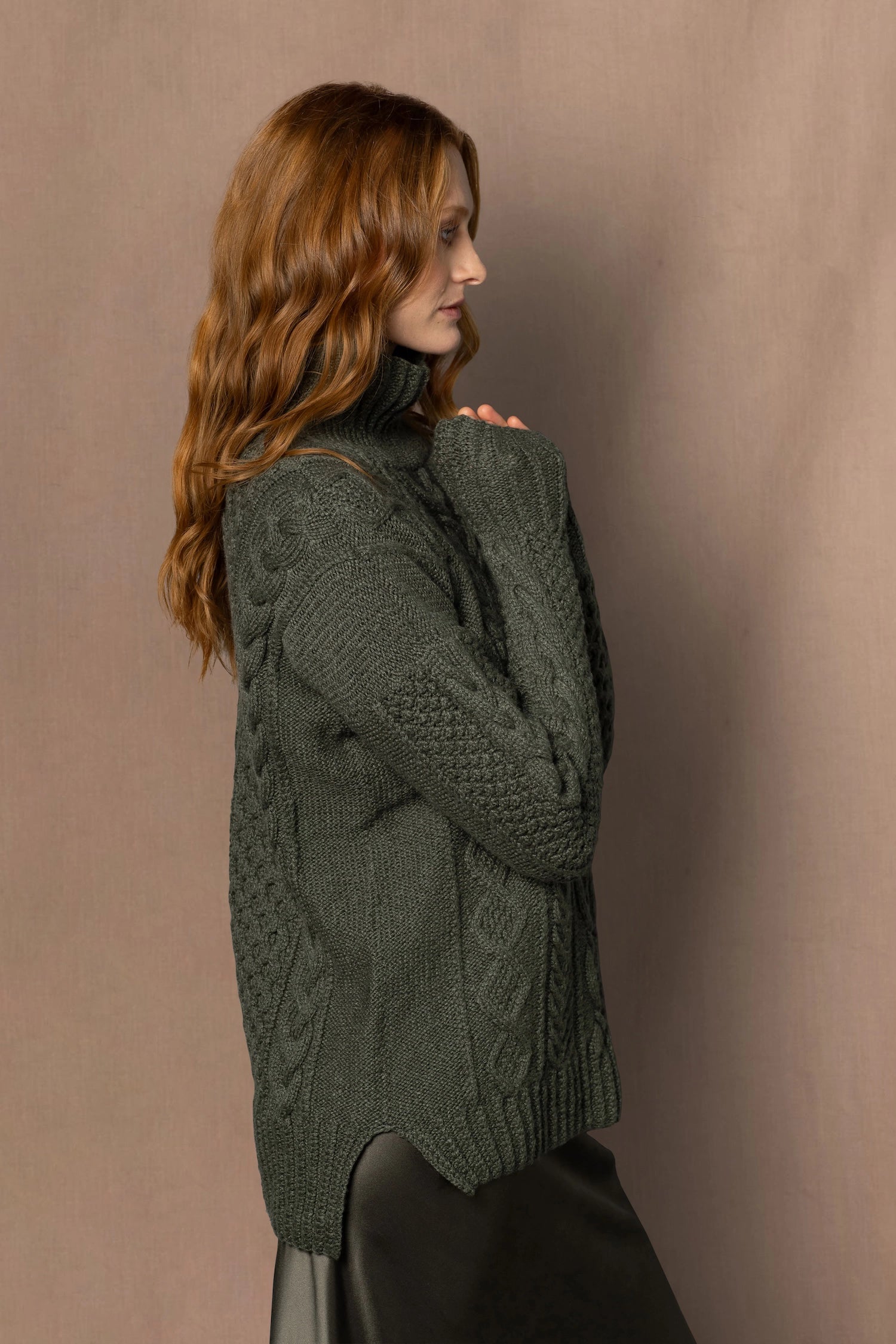 Luxury Cashmere Aran Irish Sweater