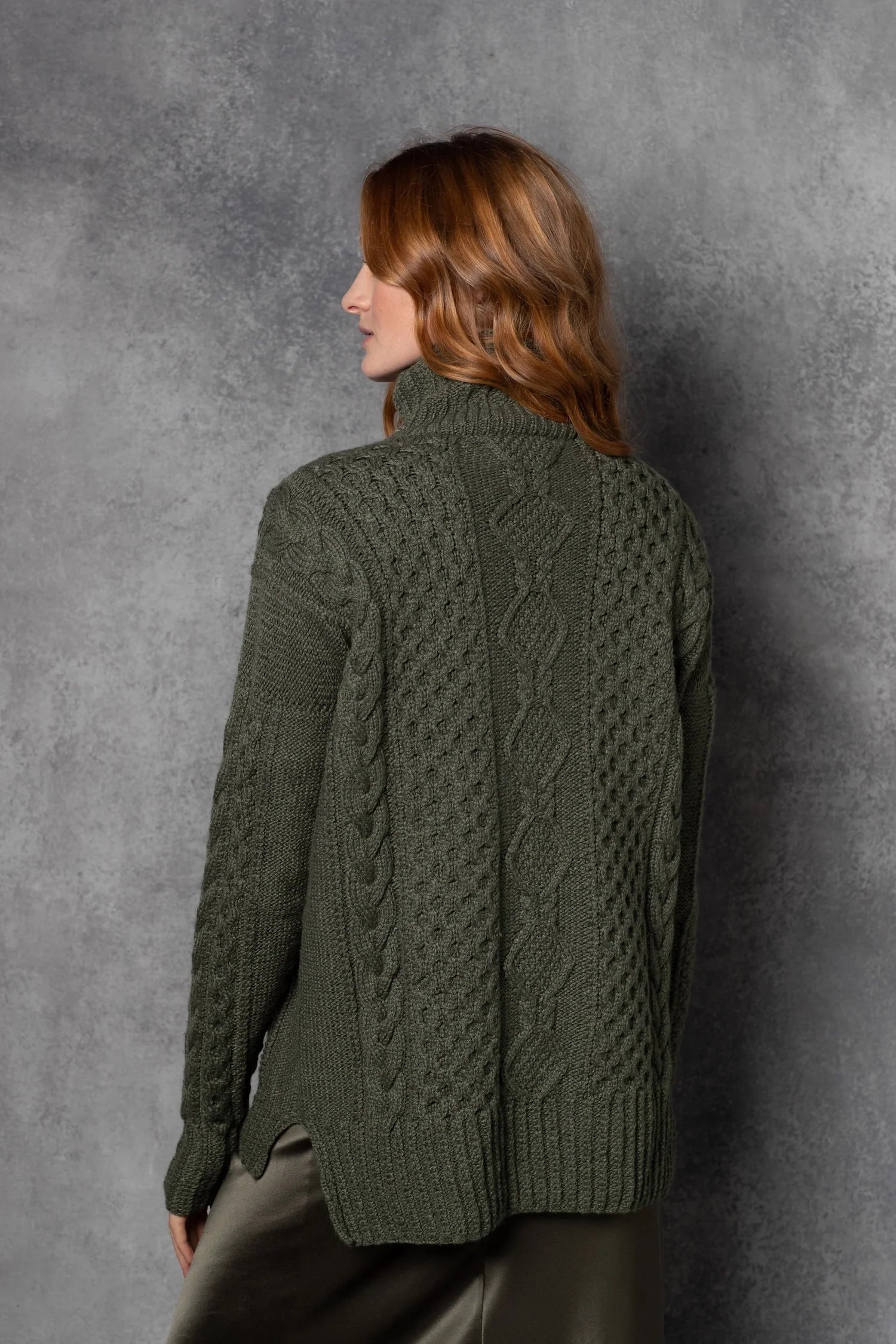 Luxury Cashmere Aran Irish Sweater