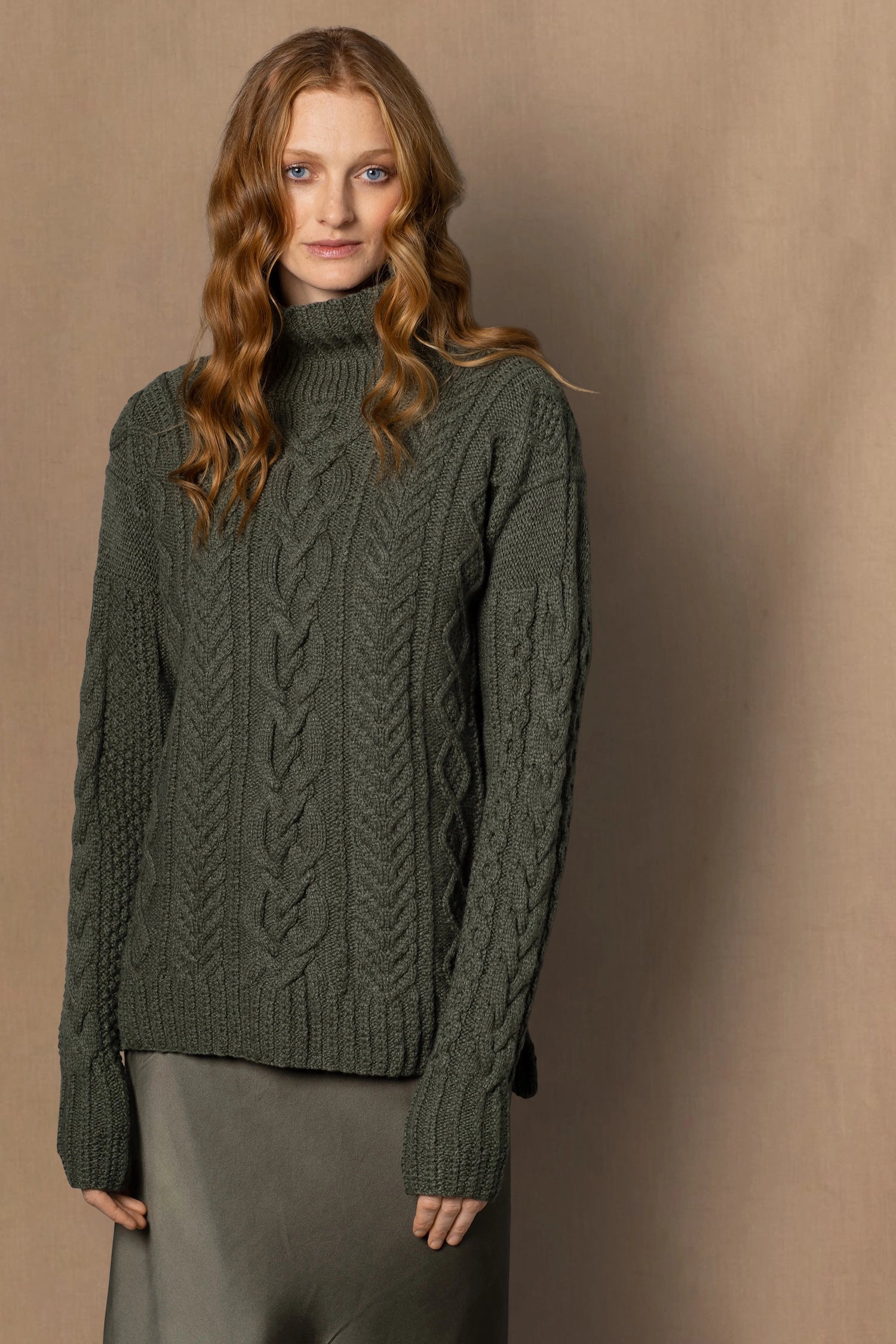 Luxury Cashmere Aran Irish Sweater