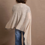 lightweight summer 100% cashmere wrap shawl in beige