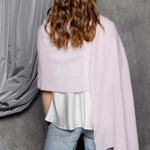 Pale Pink Cashmere Wrap Scarf