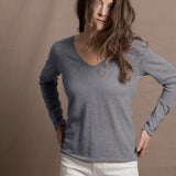 Luna Cashmere V-Neck Sweater