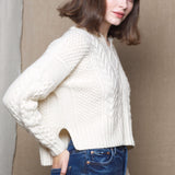 Siofra Aran Cashmere Sweater