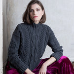 Luxury Silk Velvet Pants in Magenta
