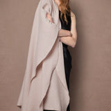 Large Cashmere Wrap Shawl in Beige