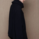 Luxury Cashmere Oversized Sweater in Black