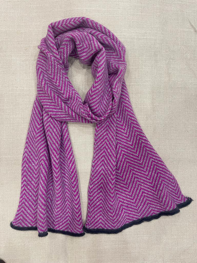 Oisín Cashmere Herringbone Scarf