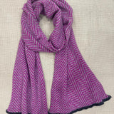 Oisín Cashmere Herringbone Scarf