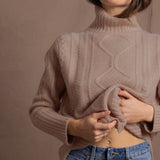 Flaithiúlach Cashmere Aran Sweater