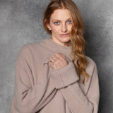 Moss Hooded Weekender Sweater | Oyster