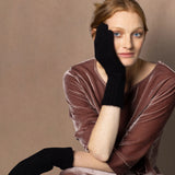 Cashmere Gloves in Black