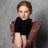 Cashmere Gloves in Black