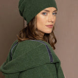 Harri Cashmere Beanie Hat | Fern