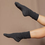 Cashmere Socks in Dark Grey