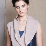 Luxury Cashmere Snood Scarf in Neutral