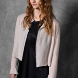 cashmere cardigan in nude
