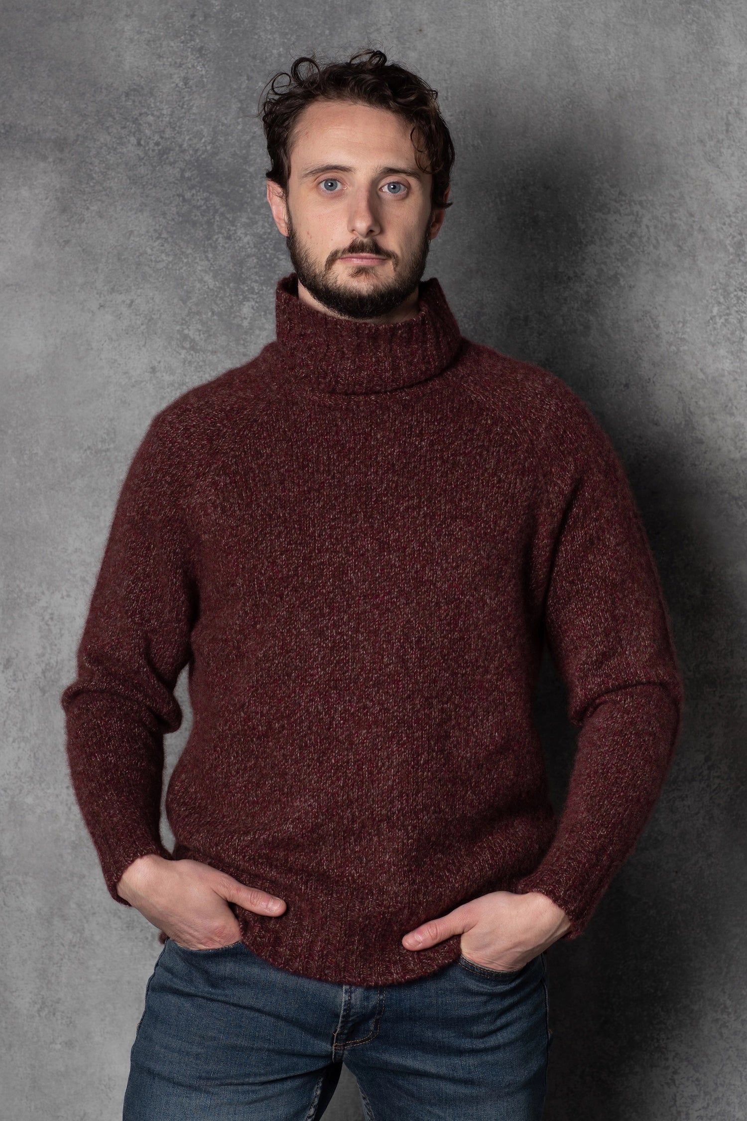 Wow Polo Neck Unisex Cashmere Sweater