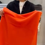 Luxury Cashmere Wrap in Bright Orange Ireland