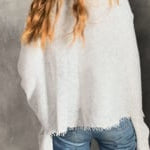 light luxury cashmere wrap in light grey video