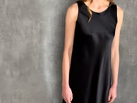 Luxury Silk Long Dress in Black video