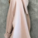 luxury cashmere oversized sweater in dusty pink video