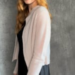 Lottie Cashmere Cardigan in Neutral