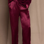 silk trousers