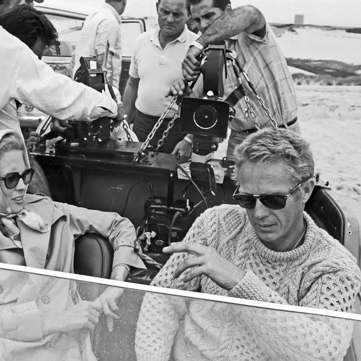Steve McQueen Irish Aran Sweater