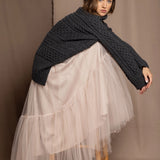 tulle skirt in light pink