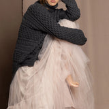 tulle skirt in light pink