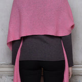 Ada Pointelle Cashmere Wrap in Malibu