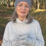 Ada Pointelle Cashmere Beanie Hat | Flannel