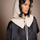 Cable Cashmere Hood | Cream