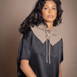 Cable Cashmere Hood | Toast