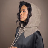 Cable Cashmere Hood | Toast