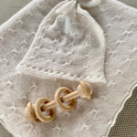 Luxury Cashmere Baby Blanket & Hat Heirloom Set in Cream