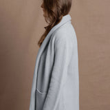 Full Bloom Long Shawl Cardigan | Porcelain Blue