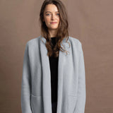 Full Bloom Long Shawl Cardigan | Porcelain Blue