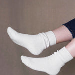 Luxury Cashmere Socks in Cream