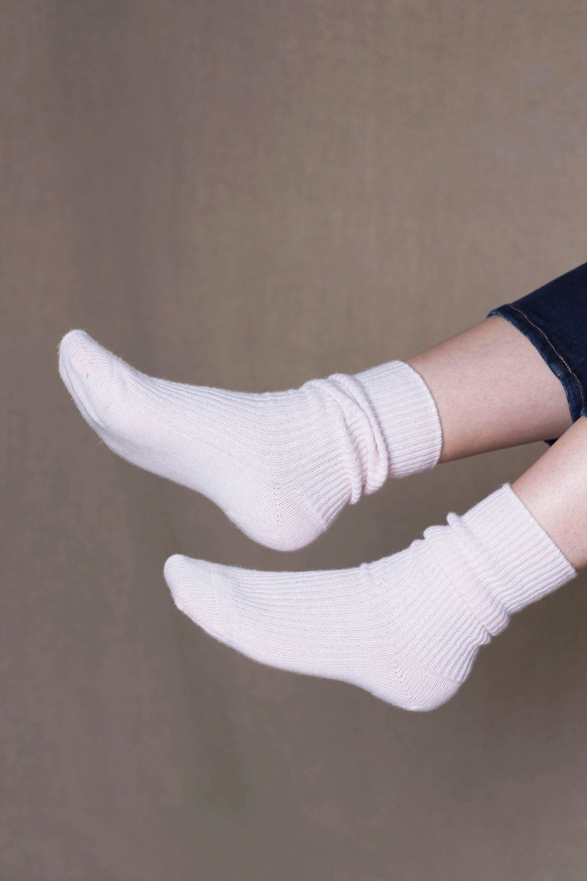 Cashmere Socks in Pink