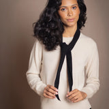 Small Cashmere Kitten Scarf | Black