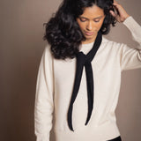 Small Cashmere Kitten Scarf | Black