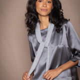 Small Cashmere Kitten Scarf | Pale Grey