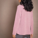 Kaschmir-Rollkragenpullover „Full Bloom“ | Rote Bete